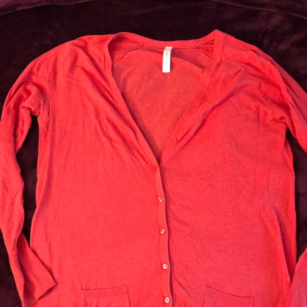 💛3 for $20💛 Orange long cardigan